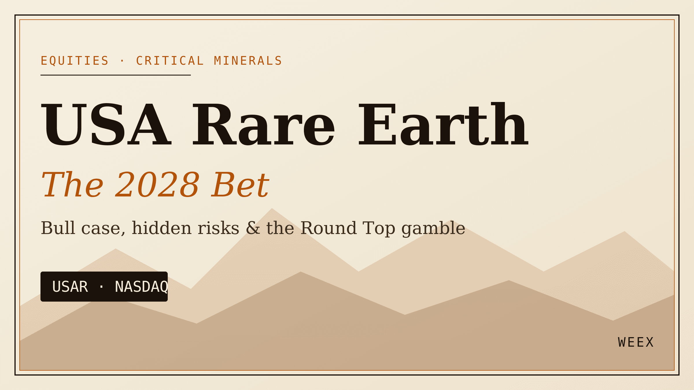 USAR 股價預測:USA Rare Earth 能否重回 40 美元?