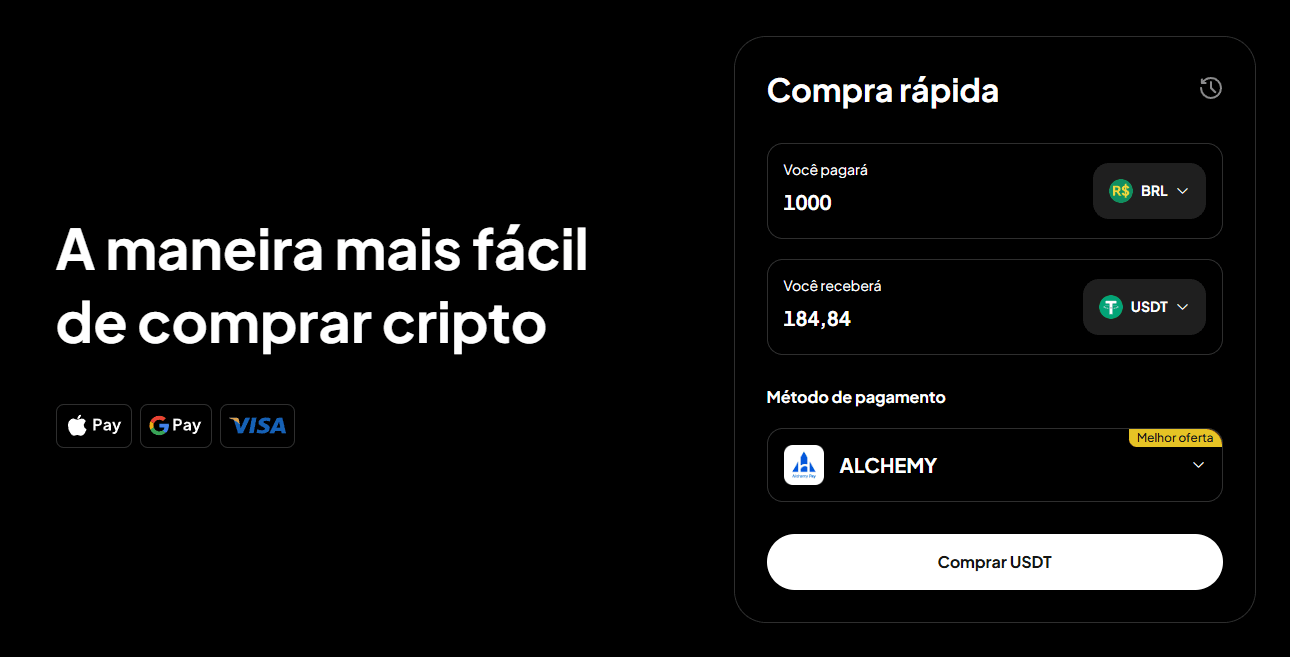 Экран Quick Buy на сайте WEEX