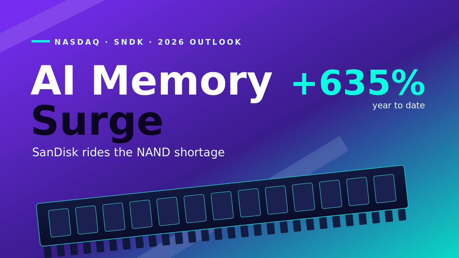 SNDK 股票:SanDisk 的 AI 儲存熱潮與 2026 年展望