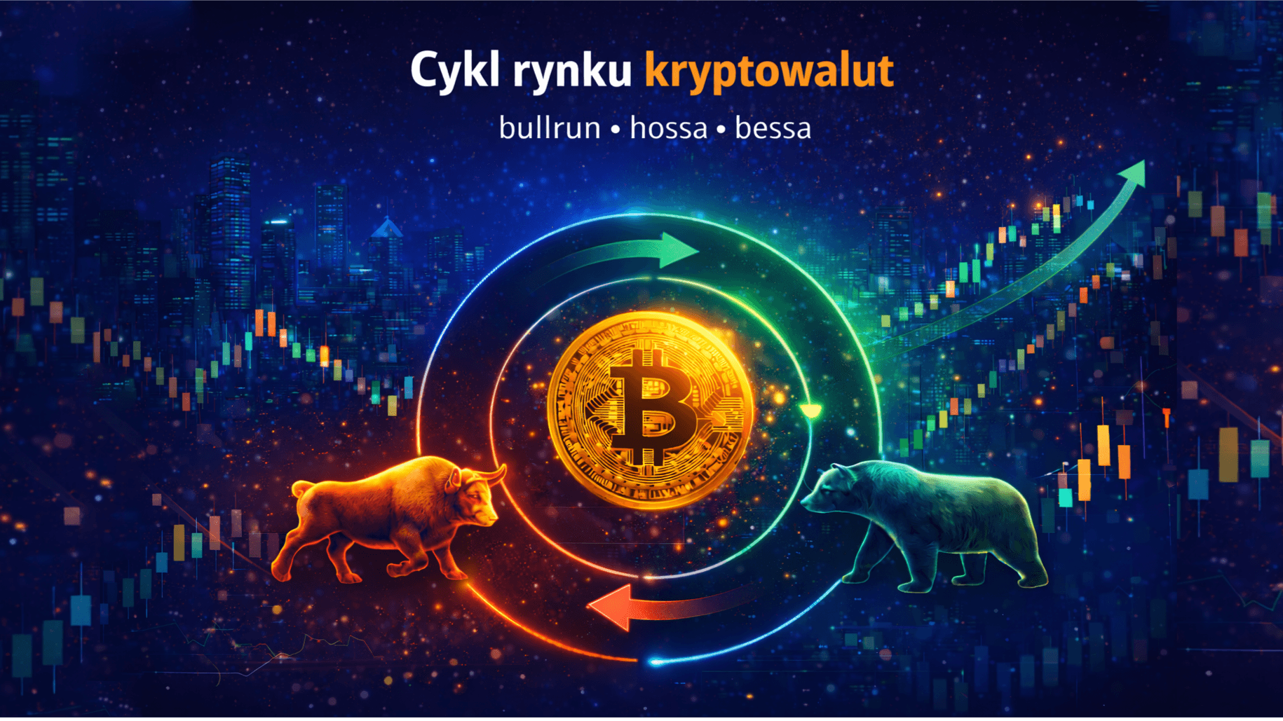 Ciclo del mercado de criptomonedas: Bull Run, mercado alcista y mercado bajista – ¿Cómo funciona el ciclo de Bitcoin?
