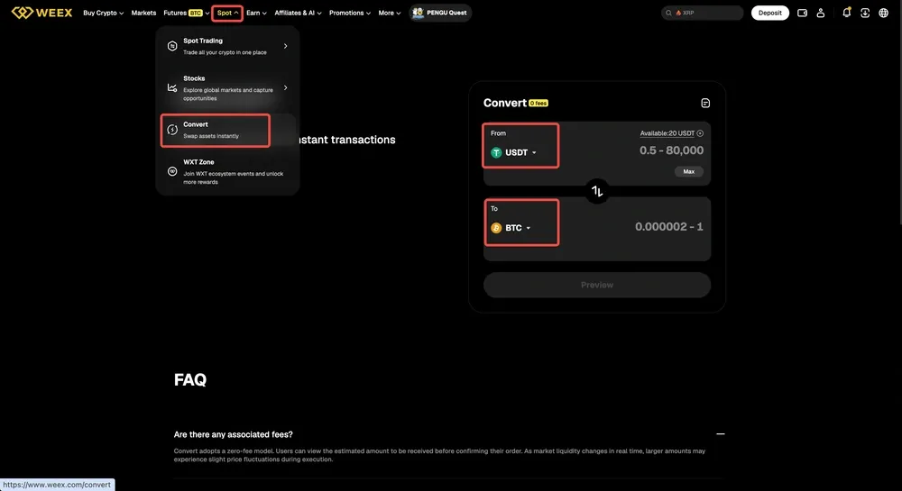 WEEX Convert Guide: How to Swap Crypto on Web and App and What the Quote Really Means