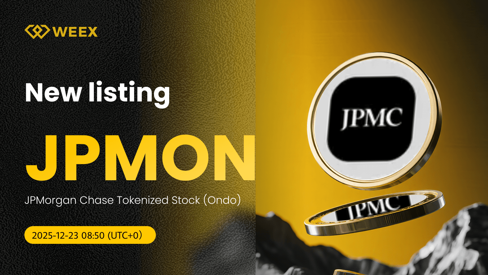 Trade JPMON USDT: Токенизированные акции JPMorgan Chase на WEEX