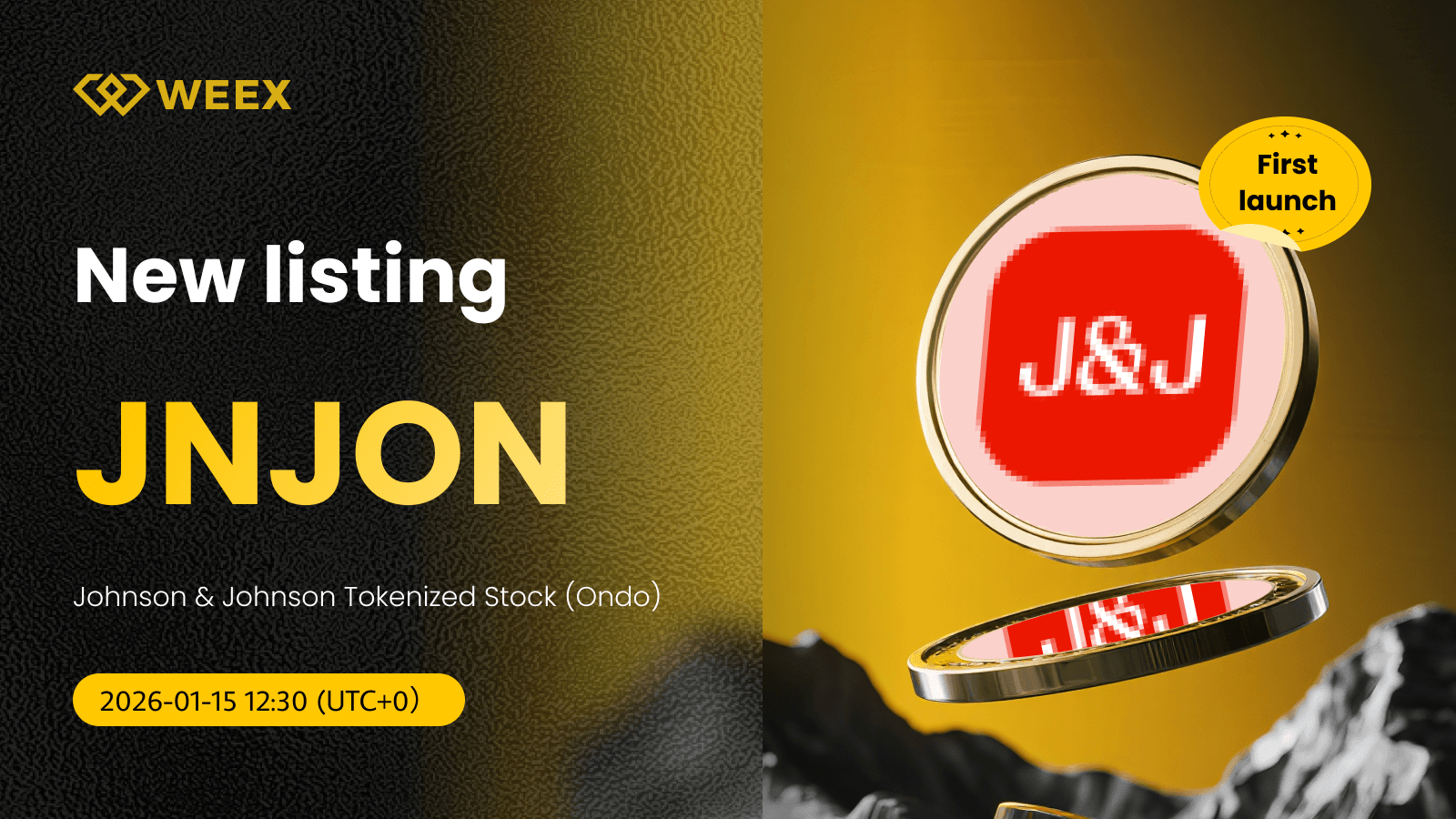 JNJON USDT добавлен на WEEX: Торгуйте монетой Johnson & Johnson