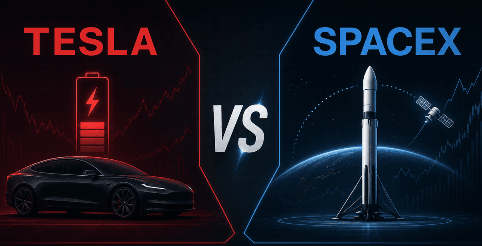 Ações da SpaceX vs. Ações da Tesla: Comparação das Duas Empresas Públicas de Elon Musk
