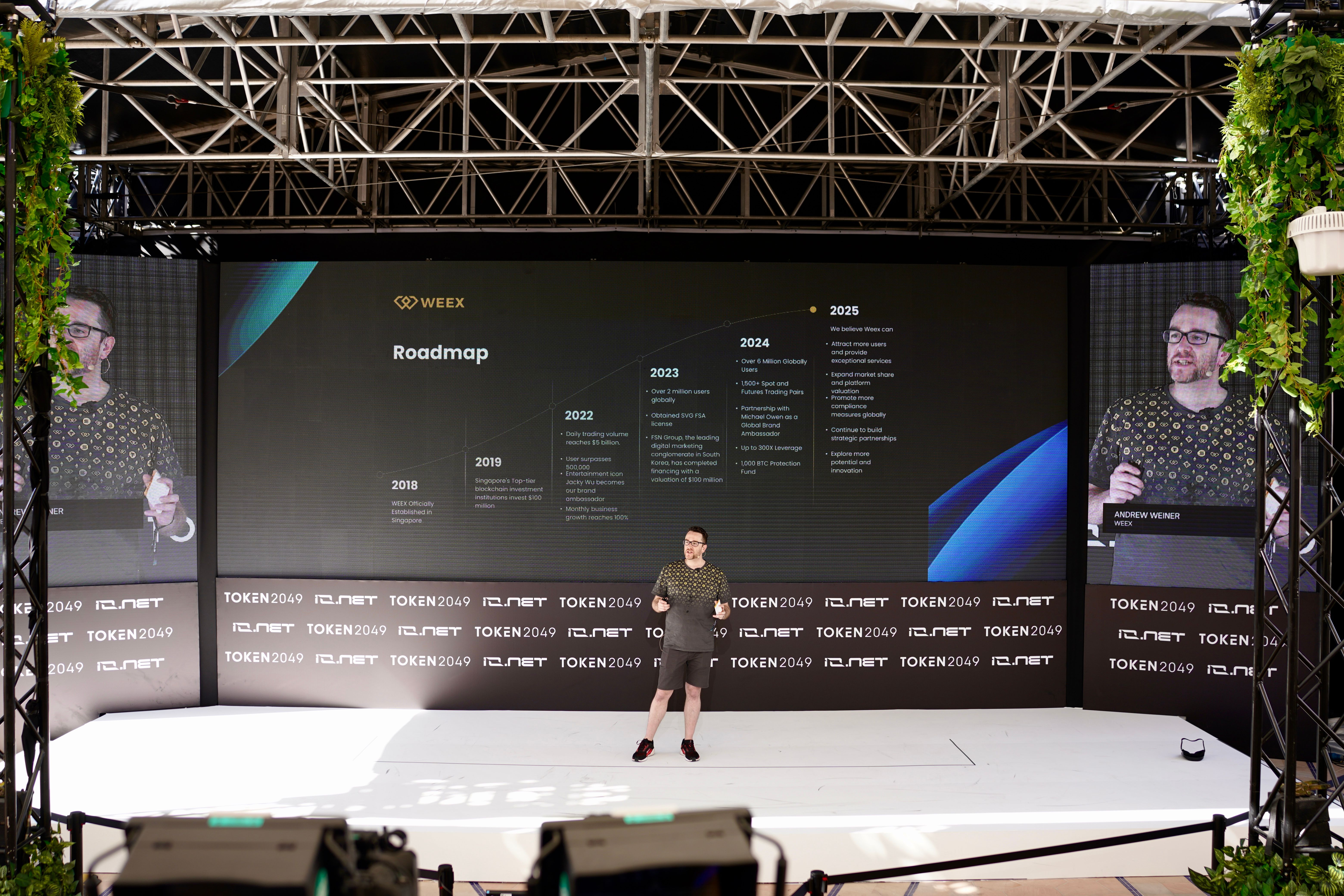 WEEX Shines at TOKEN2049 Dubai