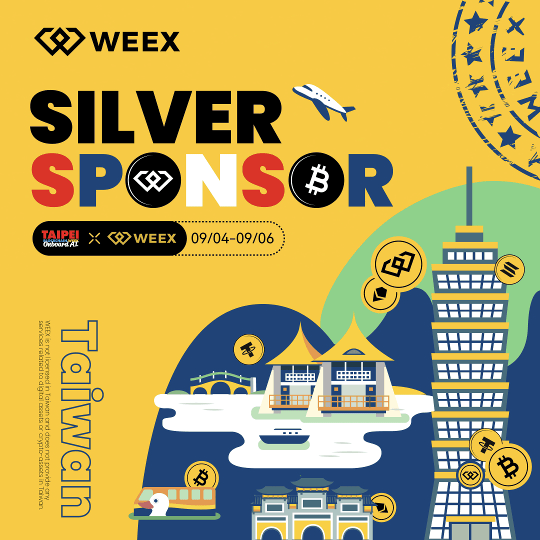 WEEX спонсирует Taipei Blockchain Week 2025
