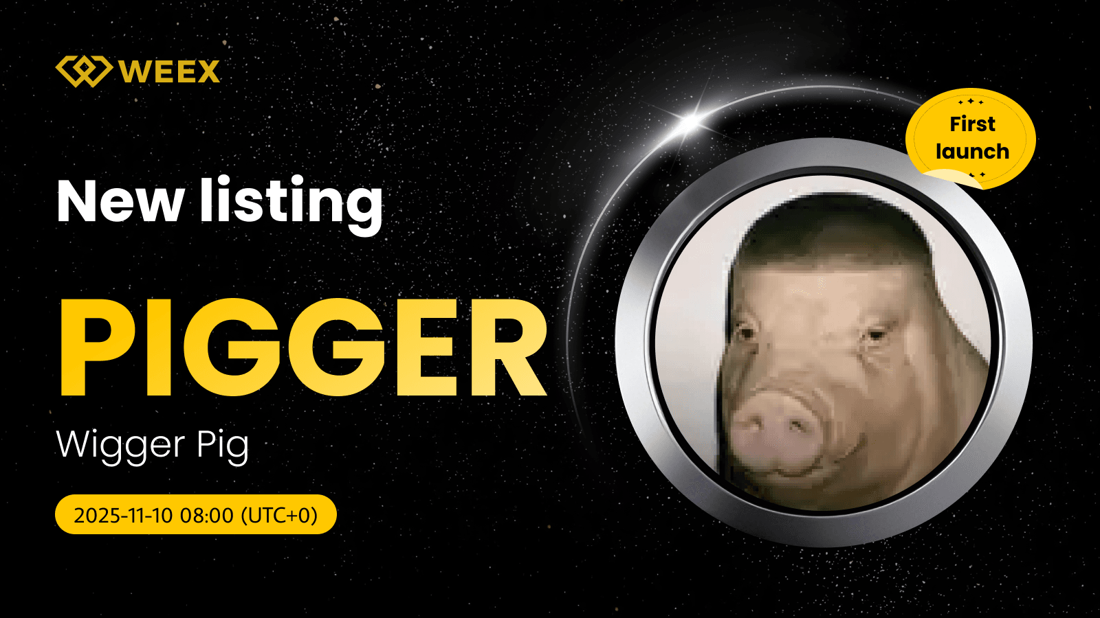 PIGGER USDT Listed on WEEX: Свинья-Виггер (PIGGER) Монета