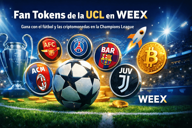 Зарабатывайте на криптовалюте с фан-токенами Лиги чемпионов на WEEX