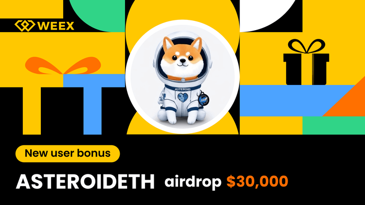 Как принять участие в аирдропе ASTEROIDETH и получить долю от 30 000 USDT на WEEX