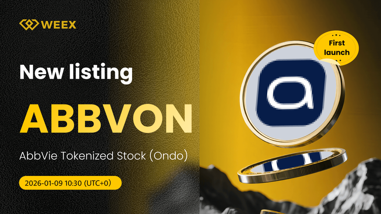 ABBVON USDT Trading Live: AbbVie Токенизированные акции на WEEX Spot