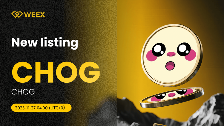 Trade CHOG USDT: CHOG Coin котируется на бирже WEEX