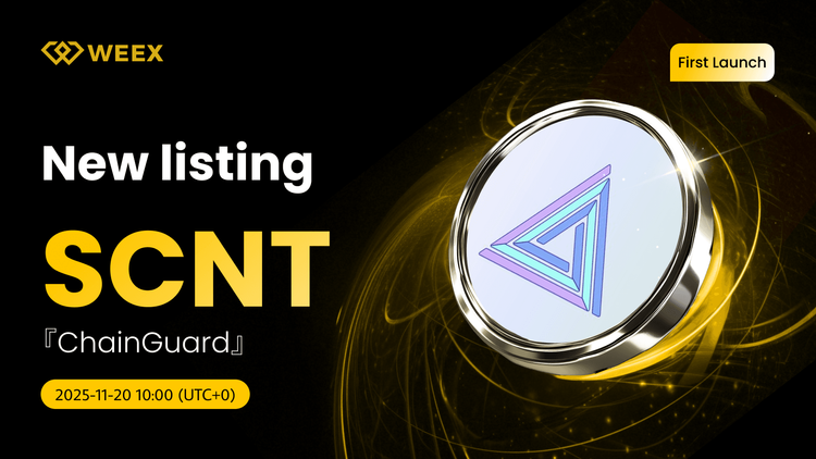 Торговля SCNT USDT: Монета ChainGuard (SCNT) добавлена на биржу WEEX Spot