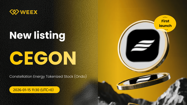 Торговля CEGON USDT: Монета Constellation Energy (Ondo) на WEEX Spot
