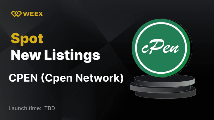 Cpen Network (CPEN) теперь в прямом эфире на WEEX с открытием торгов CPEN USDT