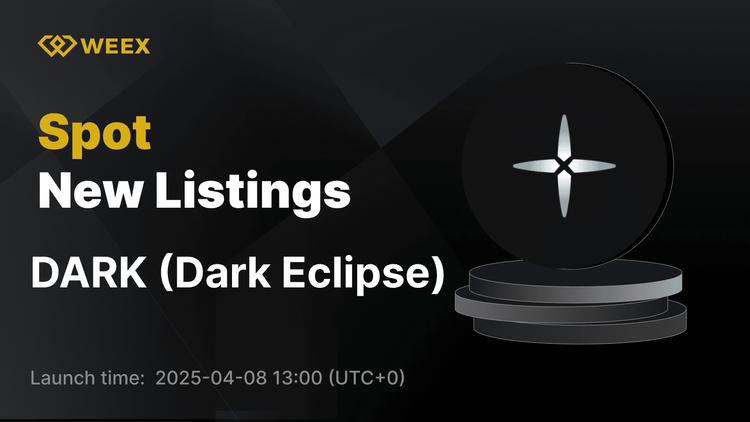 Dark Eclipse (DARK) присоединяется к спот-рынку WEEX: пара DARK USDT открыта для торговли