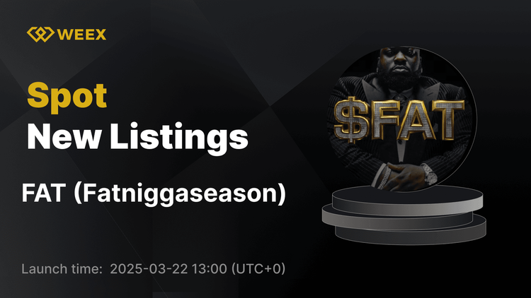 Fatniggaseason (FAT) включен в листинг WEEX - Торговая пара FAT USDT начинает работу!