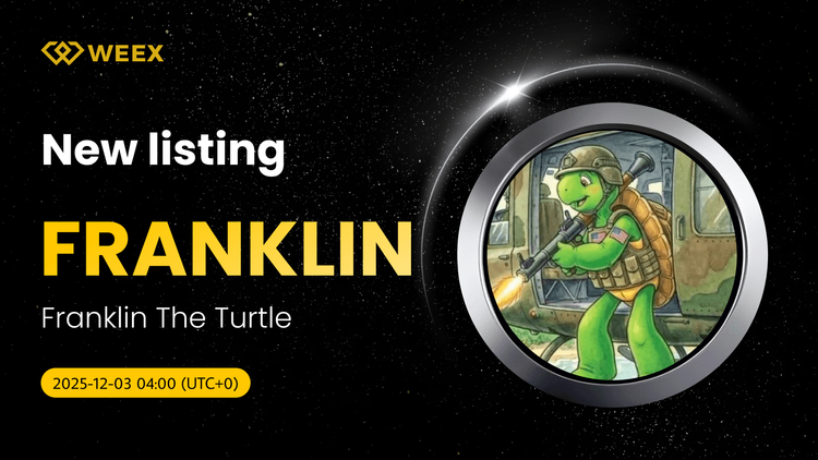 Franklin The Turtle (FRANKLIN) Coin Gets Listing on WEEX Exchange