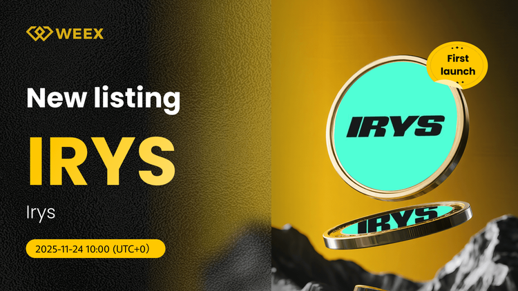 Торговая пара IRYS USDT теперь доступна на спотовом рынке WEEX
