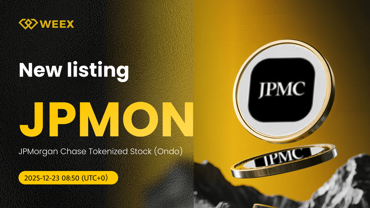 Trade JPMON USDT: Токенизированные акции JPMorgan Chase на WEEX