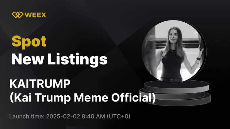 Kai Trump Meme Official (KAITRUMP) дебютирует на WEEX - Торгуйте сейчас с KAITRUMP USDT!