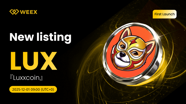 LUX USDT Trading Открывается на WEEX: Luxxcoin (LUX) Coin Listed