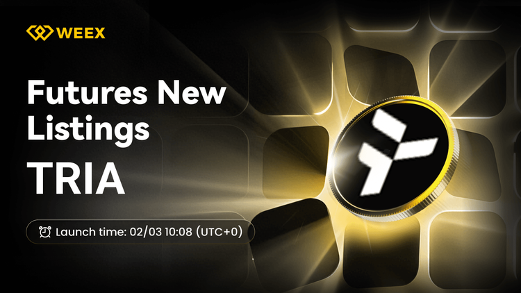 TRIA USDT listado na WEEX: Negocie futuros Tria agora