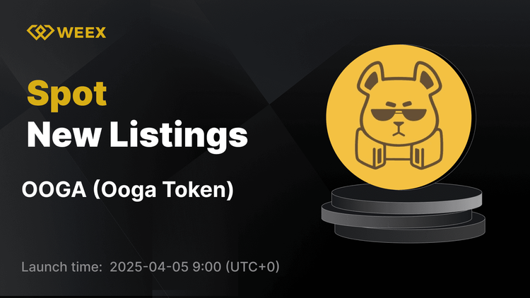 Токен Ooga (OOGA) дебютирует на WEEX с парной торговлей OOGA USDT в режиме реального времени