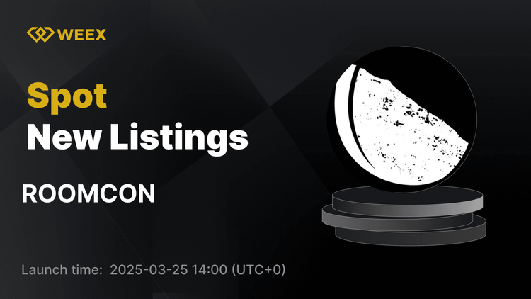 ROOMCON (ROOMCON) теперь в прямом эфире на WEEX Spot - ROOMCON USDT Trading Begins