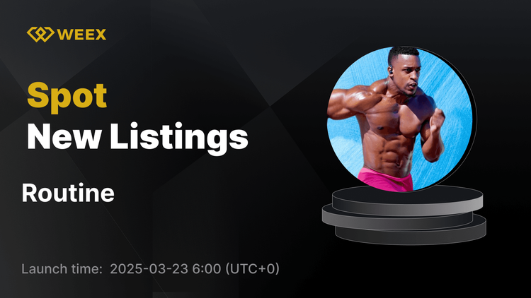 Routine (Рутина) теперь в списке на WEEX - торгуйте парой Routine USDT с сегодняшнего дня!
