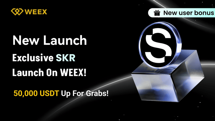 WEEX Lists SKR: Акция 50,000 USDT в Airdrops &amp; Zero-Fee Trading