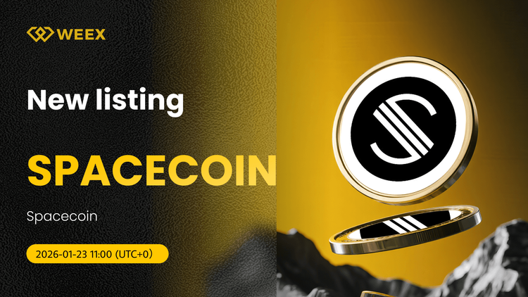 SPACECOIN USDT Первый листинг на WEEX Spot