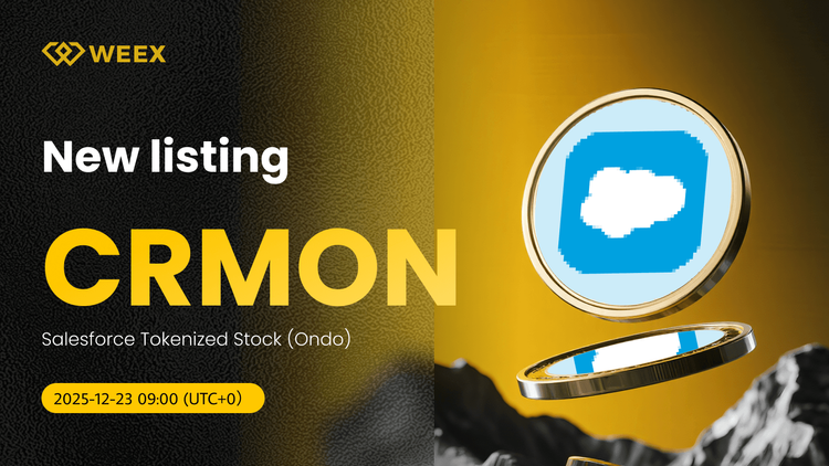 CRMON USDT Now on WEEX: Токенизированная фондовая монета Продавцов
