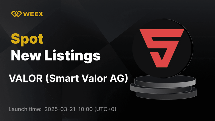 Smart Valor AG (VALOR) теперь в списке WEEX - начните торговать VALOR USDT сегодня!