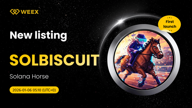 SOLBISCUIT USDT實盤： 索拉納馬幣在WEEX上市