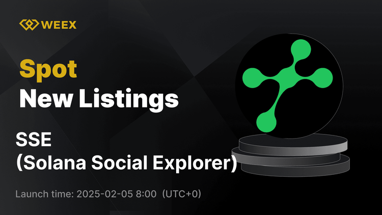 Solana Social Explorer (SSE) теперь в списке WEEX - торгуйте SSE USDT сегодня!