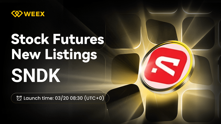 WEEX para listar a SanDisk (SNDK) e lançar o contrato perpétuo SNDK USDT