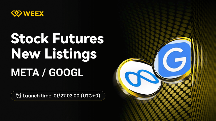Futuros de META USDT e GOOGL USDT já disponíveis na WEEX