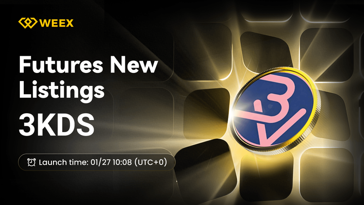 Par 3KDS/USDT: 3 Kingdoms Multiverse (3KDS) na WEEX Futures