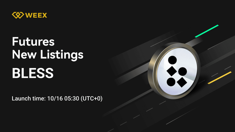 Бессрочный контракт BLESS USDT теперь доступен на фьючерсах WEEX