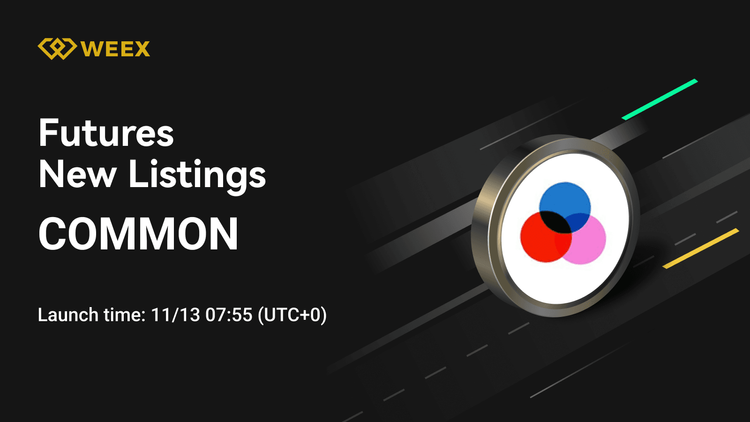 Фьючерсы WEEX добавили бессрочный контракт COMMON USDT