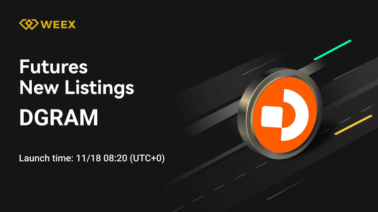 DGRAM USDT Фьючерсы в режиме реального времени: Datagram Network включена в листинг на бирже WEEX