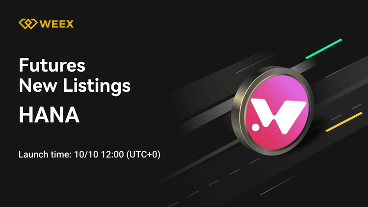 HANA USDT Futures Trading начинает работать на бирже WEEX Exchange