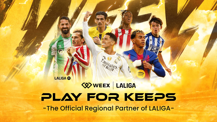 WEEX hợp tác với LALIGA để mở rộng phạm vi toàn cầu và tích hợp Crypto vào văn hóa thể thao chủ đạo