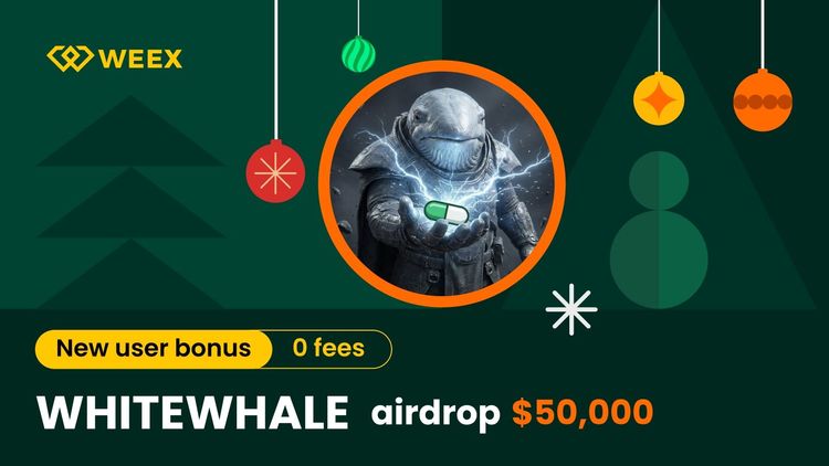 Estrategia de lanzamiento aéreo de WHITEWHALE: Cómo asegurar su parte del pozo de premios de 50.000 USDT de WEEX