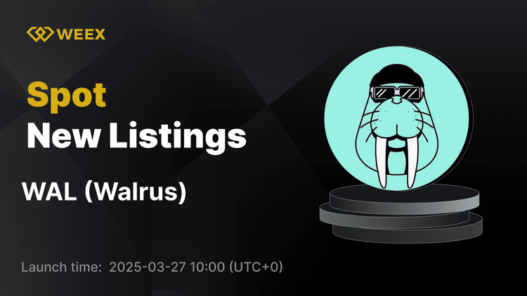 Walrus (WAL) теперь доступен на WEEX Spot с открытием торгов WAL USDT