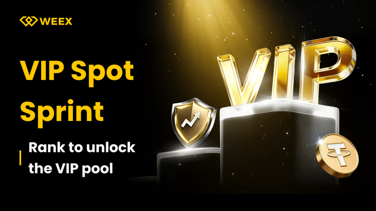 [WEEX VIP Spot Sprint] Giải thưởng Nhà giao dịch VIP xuất sắc nhất: Tham gia để có cơ hội nhận phần thưởng trị giá $100,000
