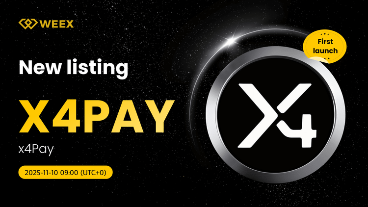 X4PAY USDT попадает в список WEEX Spot: x4Pay Coin Now Live