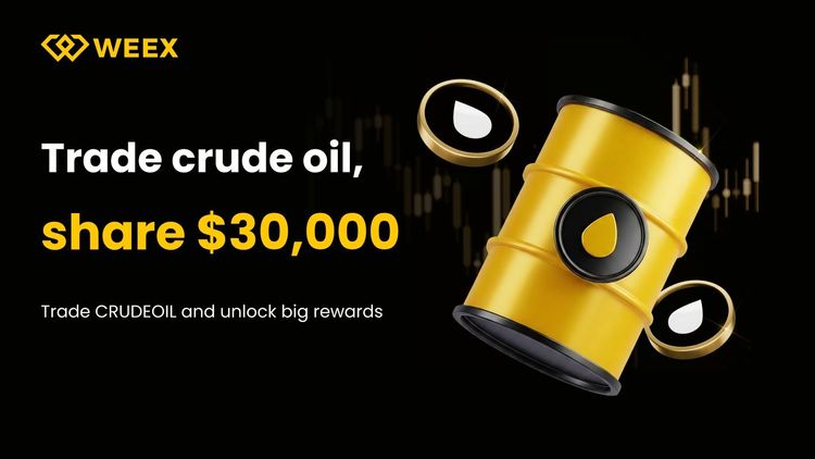 Opera con CRUDO en WEEX: Comparte recompensas de $30,000