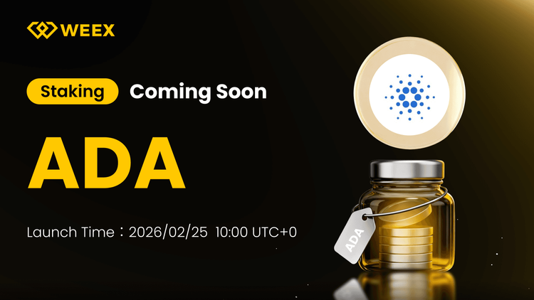 Lançamento da ADA Staking na WEEX: Tudo o que precisa de saber